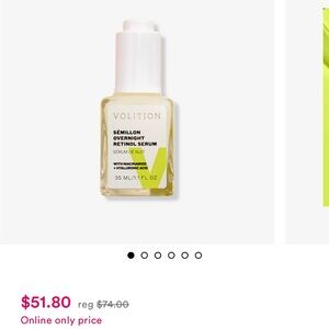 Volition Sémillon Overnight Retinol Serum with Niacinamide + Hyaluronic Acid